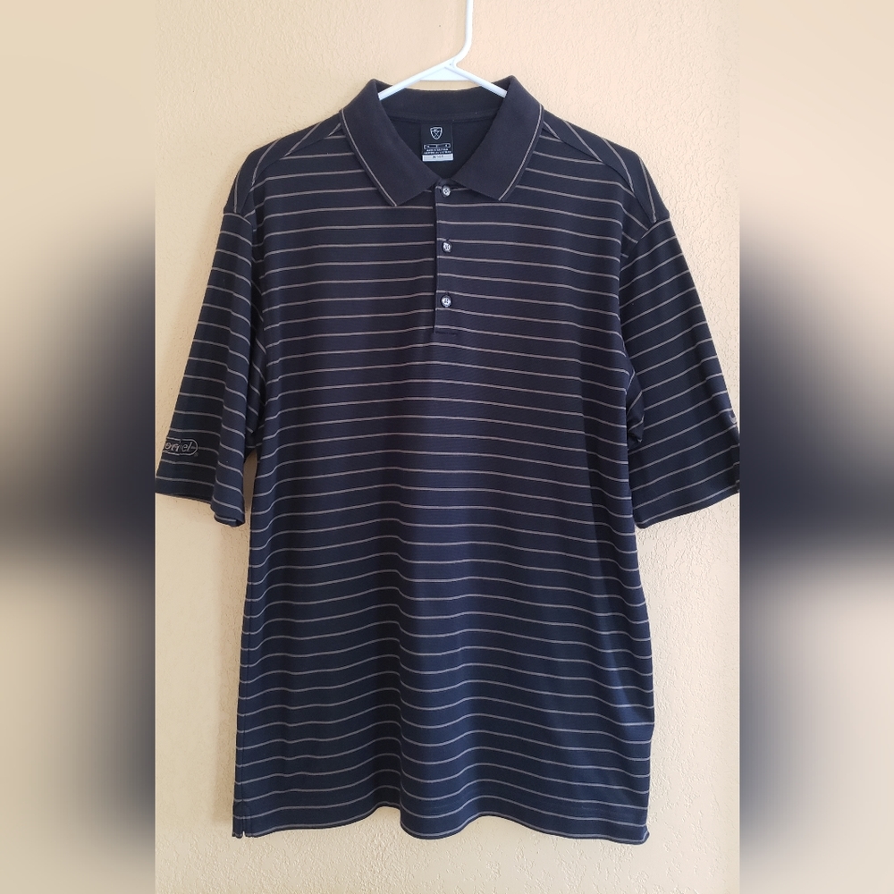Nike Golf Striped Polo DRI Fit short Sleeved Shirt